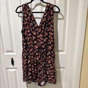 Floral Sleeveless Romper
